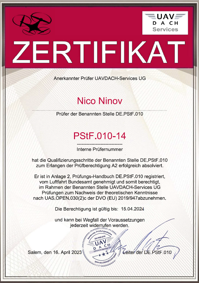 ONLINE – A2 remote pilot certificate Examination according to the latest EU directive and book for preparation - Image 4